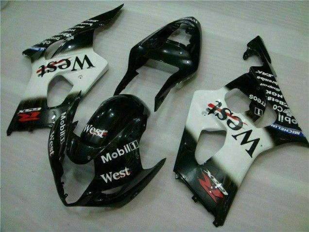 ABS 2003-2004 White Black Suzuki GSXR 1000 Motorbike Fairing Canada ABS 2003-2004 White Black Suzuki GSXR 1000 Motorbike Fairing Canada