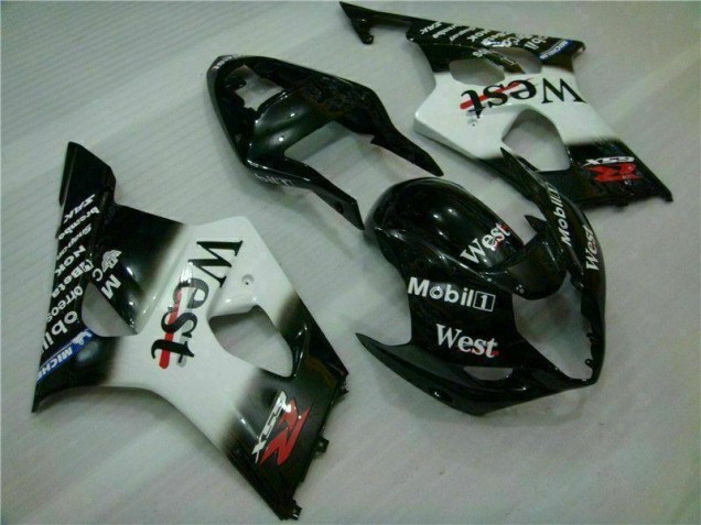 ABS 2003-2004 White Black Suzuki GSXR 1000 Motorbike Fairing Canada ABS 2003-2004 White Black Suzuki GSXR 1000 Motorbike Fairing Canada