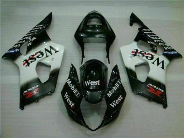 2003-2004 White Black Suzuki GSXR 1000 Motorbike Fairing Canada