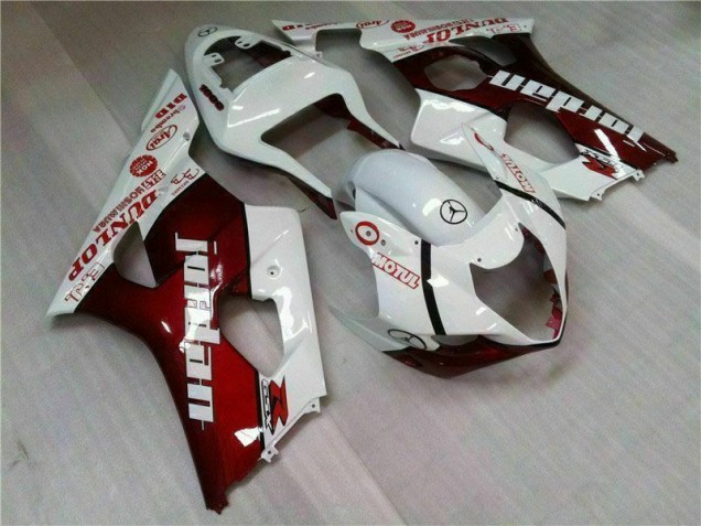 ABS 2003-2004 Red White Suzuki GSXR 1000 Motorcycle Bodywork Canada ABS 2003-2004 Red White Suzuki GSXR 1000 Motorcycle Bodywork Canada