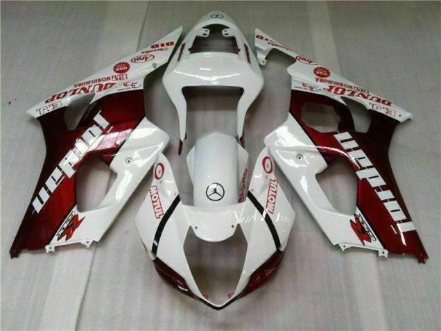 ABS 2003-2004 Red White Suzuki GSXR 1000 Motorcycle Bodywork Canada ABS 2003-2004 Red White Suzuki GSXR 1000 Motorcycle Bodywork Canada
