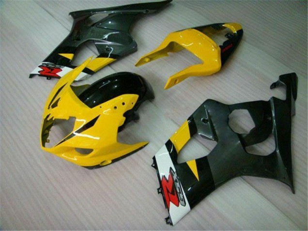 ABS 2003-2004 Yellow Black Suzuki GSXR 1000 Motorcycle Fairings Kit Canada ABS 2003-2004 Yellow Black Suzuki GSXR 1000 Motorcycle Fairings Kit Canada