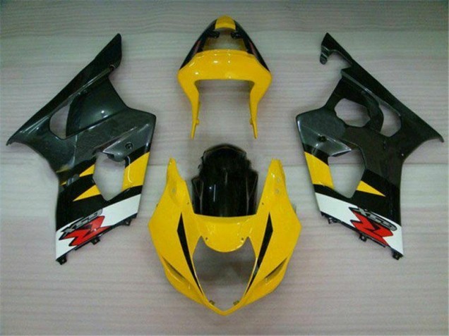 ABS 2003-2004 Yellow Black Suzuki GSXR 1000 Motorcycle Fairings Kit Canada ABS 2003-2004 Yellow Black Suzuki GSXR 1000 Motorcycle Fairings Kit Canada