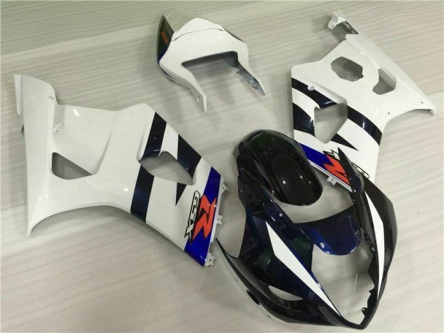 ABS 2003-2004 White Black Suzuki GSXR 1000 Motorcylce Fairings Canada ABS 2003-2004 White Black Suzuki GSXR 1000 Motorcylce Fairings Canada
