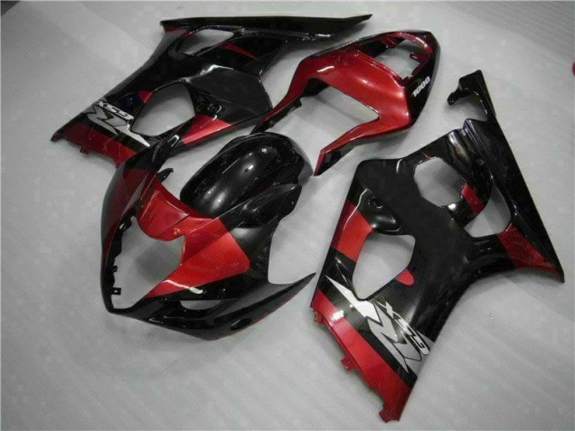 ABS 2003-2004 Red Black Suzuki GSXR 1000 Motorcycle Fairing Kits Canada ABS 2003-2004 Red Black Suzuki GSXR 1000 Motorcycle Fairing Kits Canada