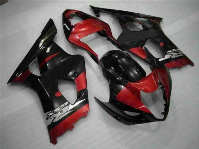 ABS 2003-2004 Red Black Suzuki GSXR 1000 Motorcycle Fairing Kits Canada ABS 2003-2004 Red Black Suzuki GSXR 1000 Motorcycle Fairing Kits Canada