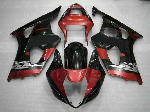 ABS 2003-2004 Red Black Suzuki GSXR 1000 Motorcycle Fairing Kits Canada ABS 2003-2004 Red Black Suzuki GSXR 1000 Motorcycle Fairing Kits Canada
