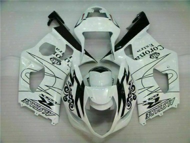 ABS 2003-2004 White Suzuki GSXR 1000 Motor Bike Fairings Canada