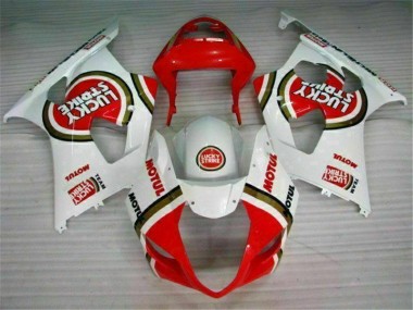 ABS 2003-2004 Red White Suzuki GSXR 1000 Motorbike Fairing Kits Canada