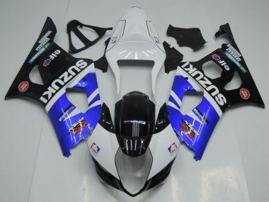ABS 2003-2004 Blue White and Black Suzuki GSXR 1000 Bike Fairings Canada