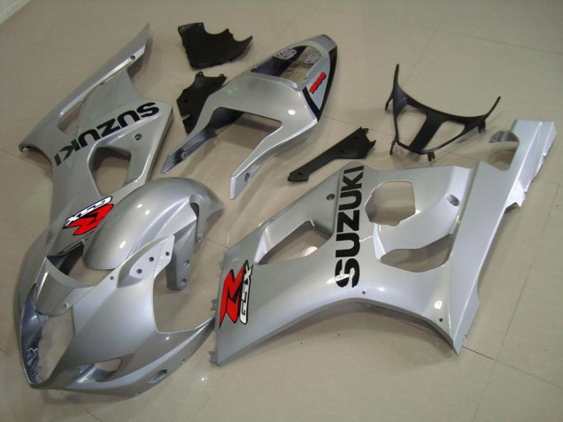 ABS 2003-2004 Silver Suzuki GSXR 1000 Bike Fairing Kit Canada ABS 2003-2004 Silver Suzuki GSXR 1000 Bike Fairing Kit Canada