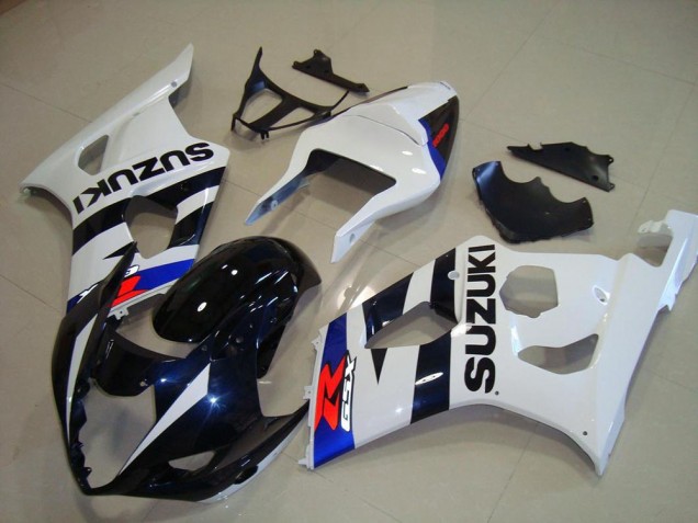 2003-2004 Dark Blue White Suzuki GSXR 1000 Replacement Fairings Canada