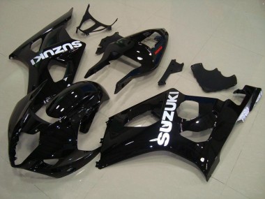 ABS 2003-2004 Glossy Black Suzuki GSXR 1000 Motor Fairings & Bodywork Canada