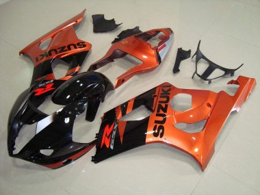 ABS 2003-2004 Orange and Black Suzuki GSXR 1000 Motorcycle Fairings Canada
