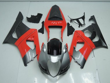 ABS 2003-2004 Red and Grey Suzuki GSXR 1000 Motorbike Fairing Canada