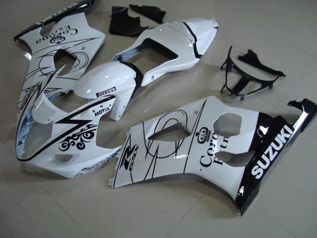 ABS 2003-2004 White Corona Suzuki GSXR 1000 Bike Fairings Canada ABS 2003-2004 White Corona Suzuki GSXR 1000 Bike Fairings Canada