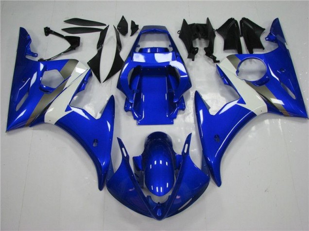 ABS 2003-2005 Blue White Yamaha YZF R6 Replacement Fairings Canada ABS 2003-2005 Blue White Yamaha YZF R6 Replacement Fairings Canada