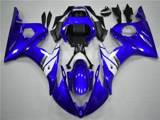 ABS 2003-2005 Blue White Yamaha YZF R6 Bike Fairings Canada ABS 2003-2005 Blue White Yamaha YZF R6 Bike Fairings Canada