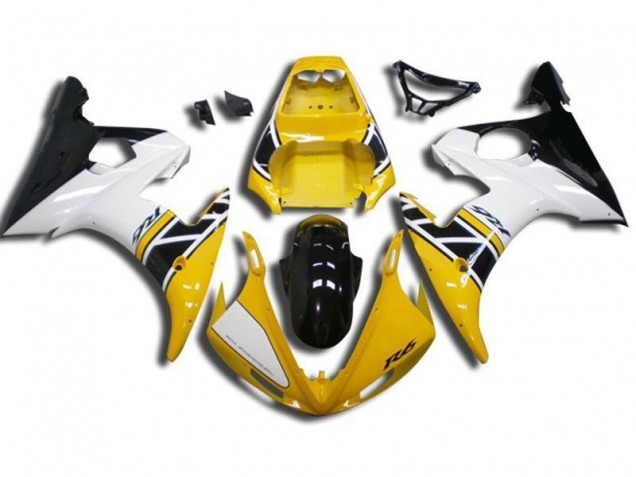 ABS 2003-2005 Yellow Yamaha YZF R6 Bike Fairings Canada ABS 2003-2005 Yellow Yamaha YZF R6 Bike Fairings Canada