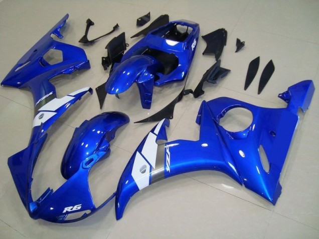 ABS 2003-2005 OEM Style Blue Yamaha YZF R6 Bike Fairings Canada ABS 2003-2005 OEM Style Blue Yamaha YZF R6 Bike Fairings Canada