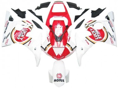 ABS 2003-2005 White Red Lucky Strike Yamaha YZF R6 Replacement Fairings Canada