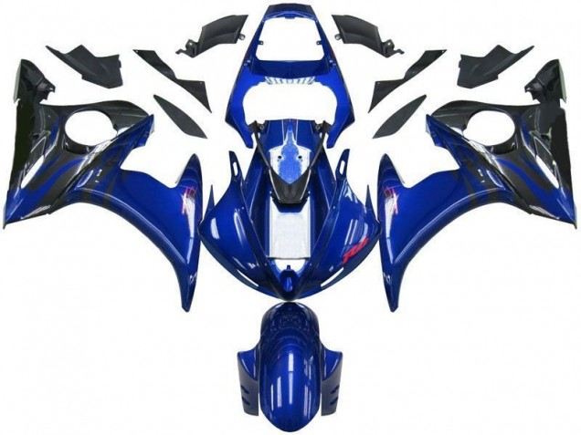 ABS 2003-2005 Blue Black Yamaha YZF R6 Motorbike Fairings Canada ABS 2003-2005 Blue Black Yamaha YZF R6 Motorbike Fairings Canada