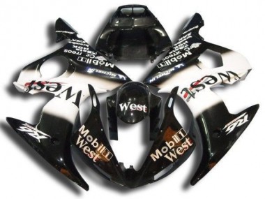 ABS 2003-2005 Black Mobil West Yamaha YZF R6 Motorbike Fairing Canada