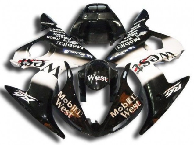 ABS 2003-2005 Black Mobil West Yamaha YZF R6 Motorbike Fairing Canada ABS 2003-2005 Black Mobil West Yamaha YZF R6 Motorbike Fairing Canada