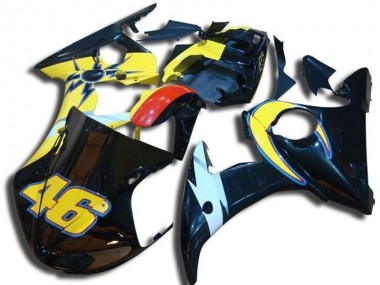 ABS 2003-2005 Number 46 Yamaha YZF R6 Bike Fairing Kit Canada