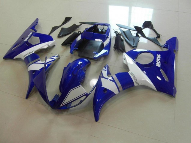 ABS 2003-2005 Blue White Yamaha YZF R6 Motorcycle Fairing Kit Canada ABS 2003-2005 Blue White Yamaha YZF R6 Motorcycle Fairing Kit Canada