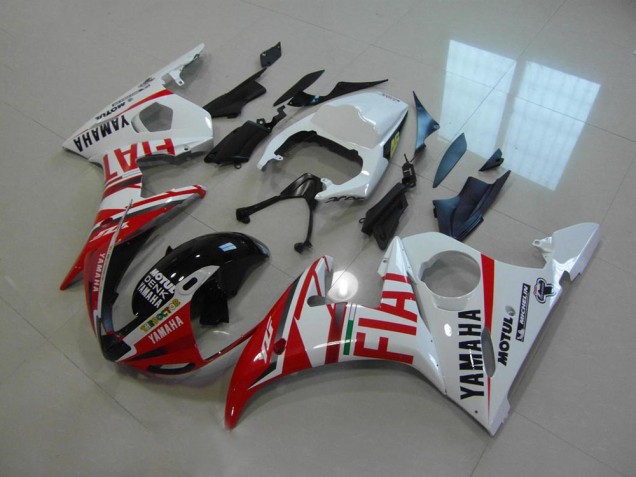 ABS 2003-2005 Red Fiat Yamaha YZF R6 Motorbike Fairing Canada ABS 2003-2005 Red Fiat Yamaha YZF R6 Motorbike Fairing Canada