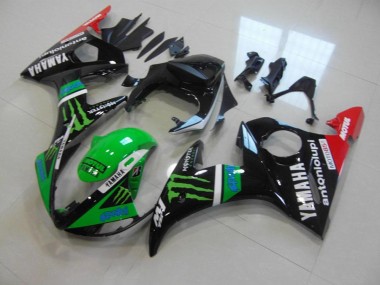 ABS 2003-2005 Green Monster Yamaha YZF R6 Replacement Motorcycle Fairings Canada