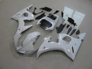 ABS 2003-2005 White No Decals Yamaha YZF R6 Motorcylce Fairings Canada
