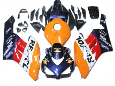 ABS 2004-2005 Orange Red Blue Repsol Honda CBR1000RR Bike Fairing Canada