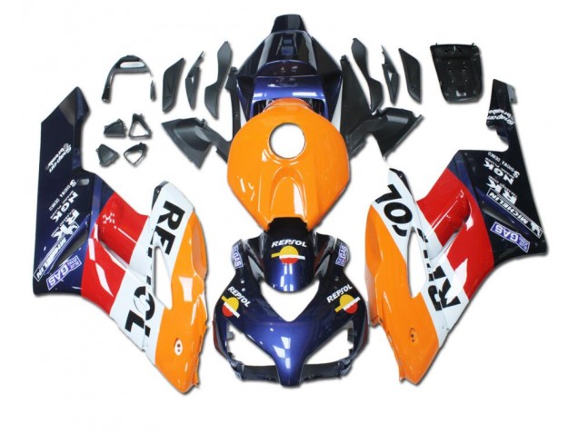 ABS 2004-2005 Orange Red Blue Repsol Honda CBR1000RR Bike Fairing Canada ABS 2004-2005 Orange Red Blue Repsol Honda CBR1000RR Bike Fairing Canada