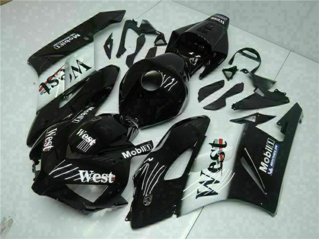 ABS 2004-2005 Black West Honda CBR1000RR Replacement Motorcycle Fairings Canada ABS 2004-2005 Black West Honda CBR1000RR Replacement Motorcycle Fairings Canada