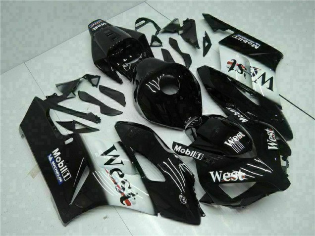 ABS 2004-2005 Black West Honda CBR1000RR Replacement Motorcycle Fairings Canada ABS 2004-2005 Black West Honda CBR1000RR Replacement Motorcycle Fairings Canada