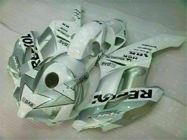 ABS 2004-2005 White Silver Repsol Honda CBR1000RR Motorcyle Fairings Canada ABS 2004-2005 White Silver Repsol Honda CBR1000RR Motorcyle Fairings Canada