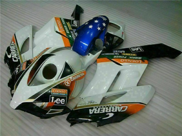 ABS 2004-2005 White Blue Honda CBR1000RR Replacement Fairings Canada ABS 2004-2005 White Blue Honda CBR1000RR Replacement Fairings Canada
