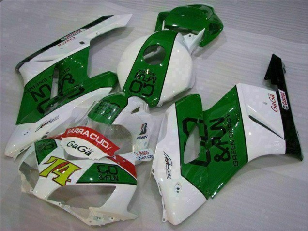 ABS 2004-2005 Green White Honda CBR1000RR Motorcycle Fairing Canada ABS 2004-2005 Green White Honda CBR1000RR Motorcycle Fairing Canada