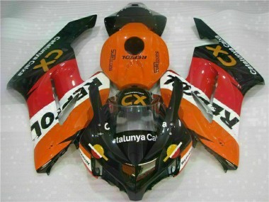 ABS 2004-2005 Orange Repsol CX Honda CBR1000RR Replacement Motorcycle Fairings Canada