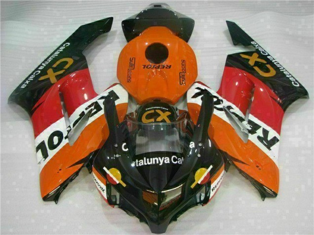 ABS 2004-2005 Orange Repsol CX Honda CBR1000RR Replacement Motorcycle Fairings Canada ABS 2004-2005 Orange Repsol CX Honda CBR1000RR Replacement Motorcycle Fairings Canada