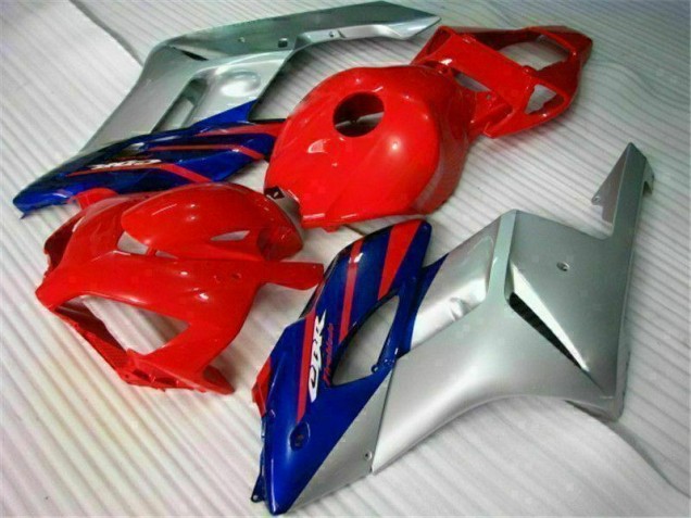 ABS 2004-2005 Red Silver Blue Honda CBR1000RR Motorcycle Fairings Kit Canada ABS 2004-2005 Red Silver Blue Honda CBR1000RR Motorcycle Fairings Kit Canada