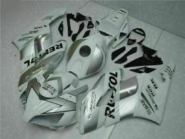 ABS 2004-2005 Silver White Repsol Honda CBR1000RR Motorcylce Fairings Canada