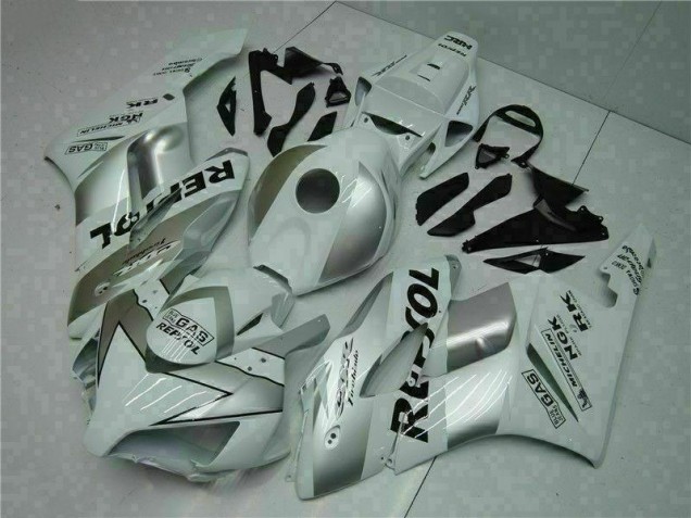 ABS 2004-2005 Silver White Repsol Honda CBR1000RR Motorcylce Fairings Canada ABS 2004-2005 Silver White Repsol Honda CBR1000RR Motorcylce Fairings Canada