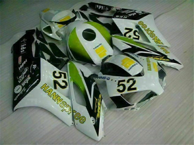 ABS 2004-2005 White Green Hannspree 52 Honda CBR1000RR Bike Fairing Canada ABS 2004-2005 White Green Hannspree 52 Honda CBR1000RR Bike Fairing Canada