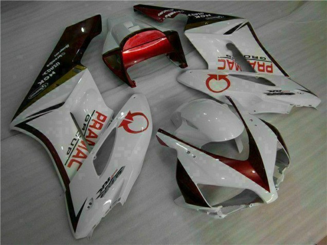 ABS 2004-2005 White Red Honda CBR1000RR Moto Fairings Canada ABS 2004-2005 White Red Honda CBR1000RR Moto Fairings Canada