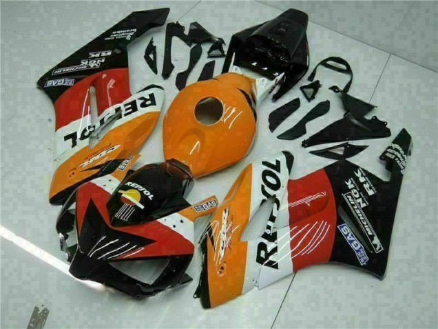 ABS 2004-2005 Orange Black Repsol Honda CBR1000RR Motorbike Fairing Canada ABS 2004-2005 Orange Black Repsol Honda CBR1000RR Motorbike Fairing Canada