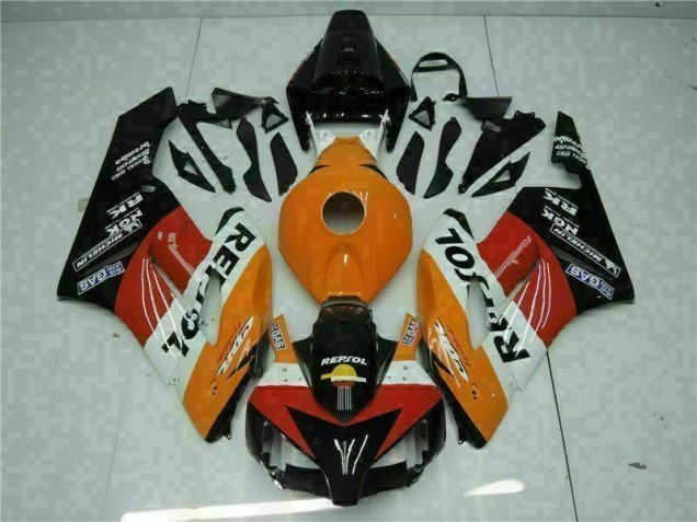 ABS 2004-2005 Orange Black Repsol Honda CBR1000RR Motorbike Fairing Canada ABS 2004-2005 Orange Black Repsol Honda CBR1000RR Motorbike Fairing Canada