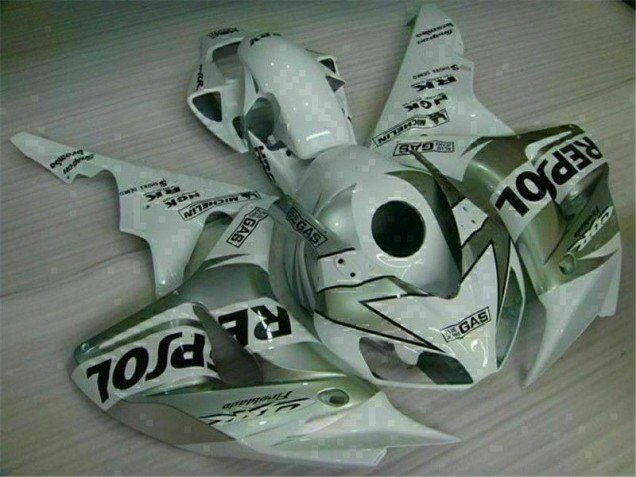 ABS 2004-2005 Silver Repsol Honda CBR1000RR Bike Fairings & Plastics Canada ABS 2004-2005 Silver Repsol Honda CBR1000RR Bike Fairings & Plastics Canada